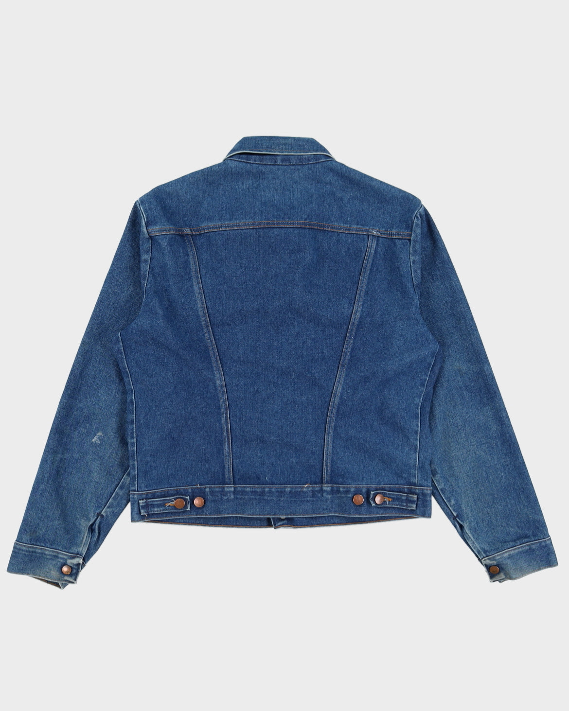 Vintage 70s Wrangler Medium Wash Blue Denim Jacket - M