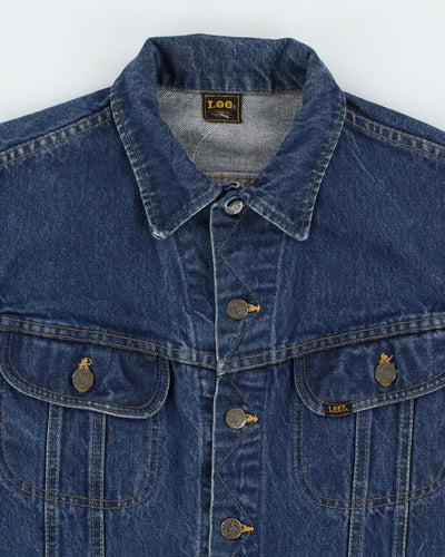 Vintage 70s Lee Medium Wash Blue Denim Jacket - M