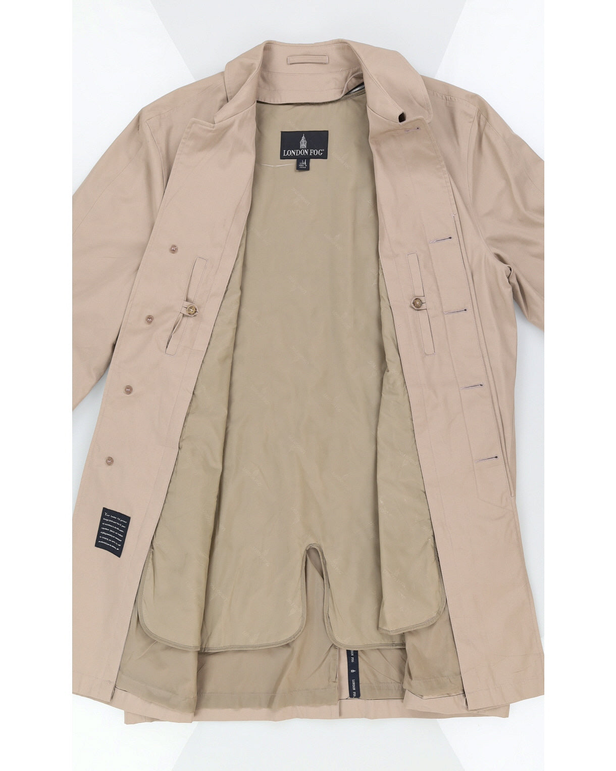 Vintage London Fog Khaki Coat - L