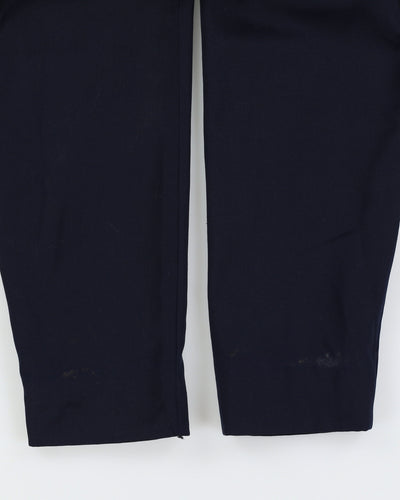 Vintage 80s Don Vito Navy Blazer Coat - L