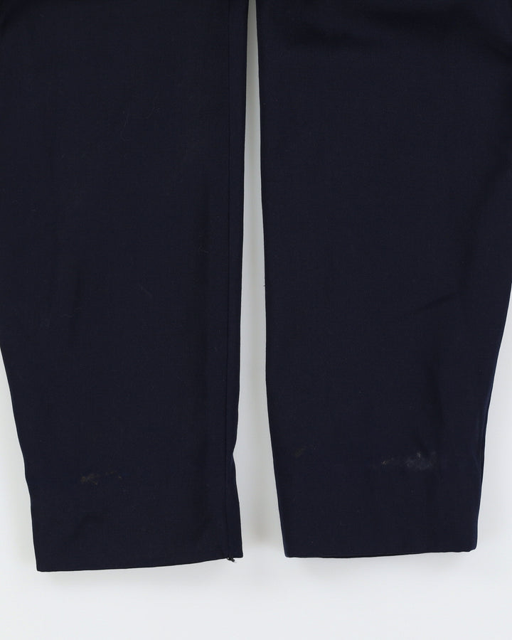 Vintage 80s Don Vito Navy Blazer Coat - L