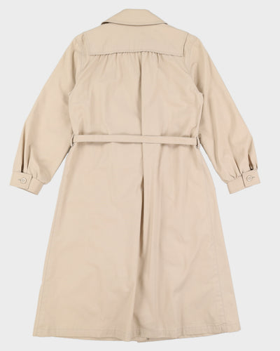 Vintage 70s London Fog Beige Women's Coat - S/M