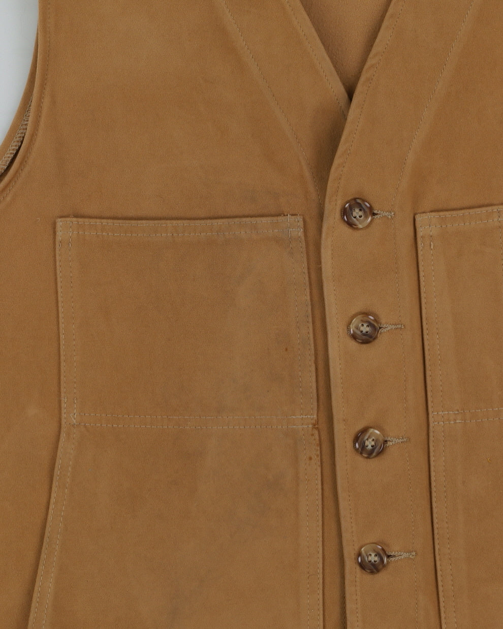 Vintage Filson Sand Coloured Waistcoat - L