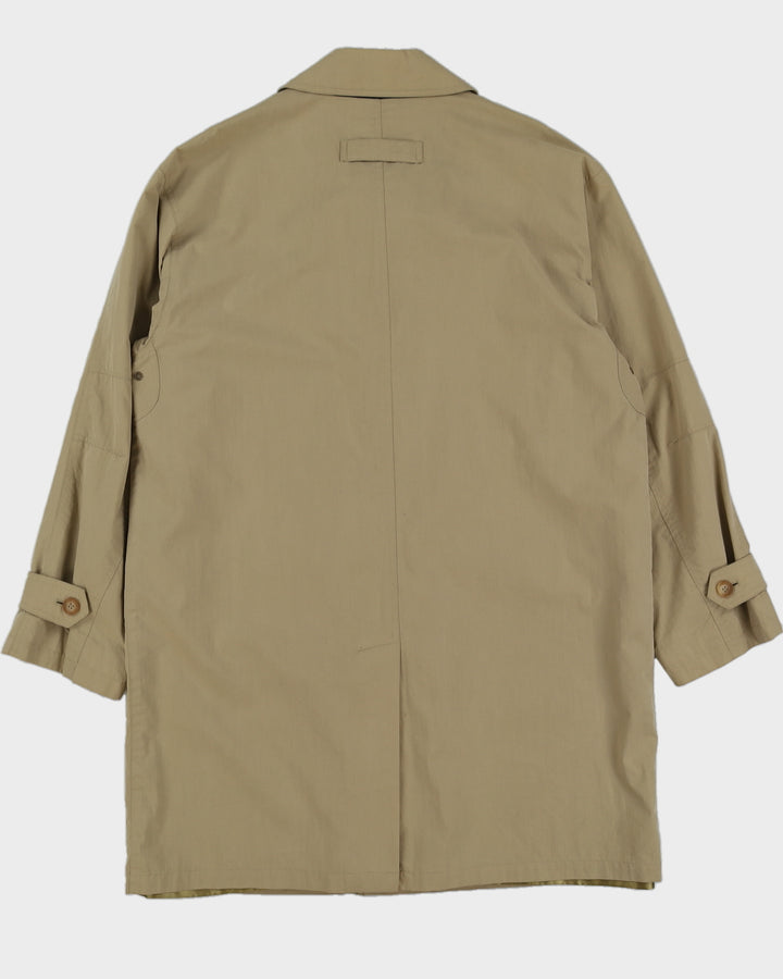 Vintage 90s Pierre Cardin Khaki Coat - M