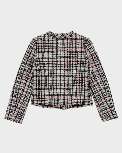 1990s Plaid Blazer - S