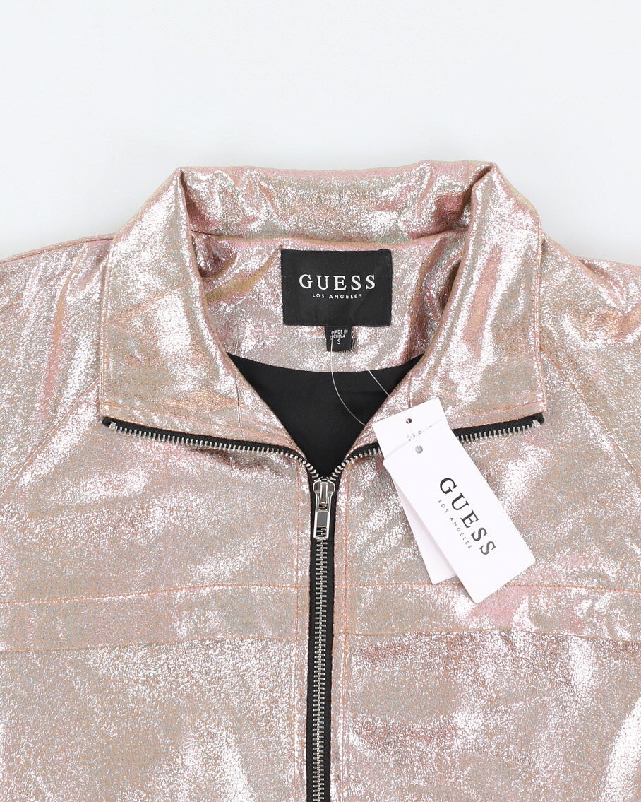 Deadstock Pink Iridescent Guess Jacket - S