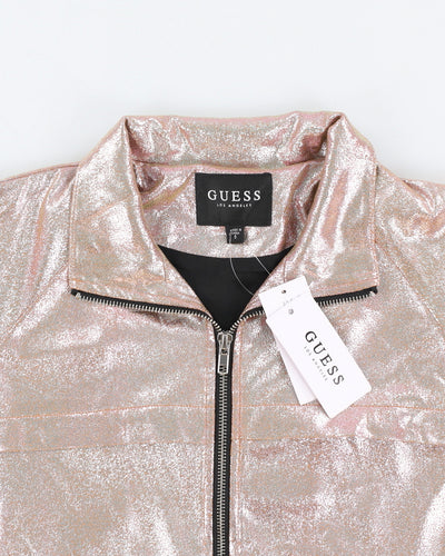 Deadstock Pink Iridescent Guess Jacket - S