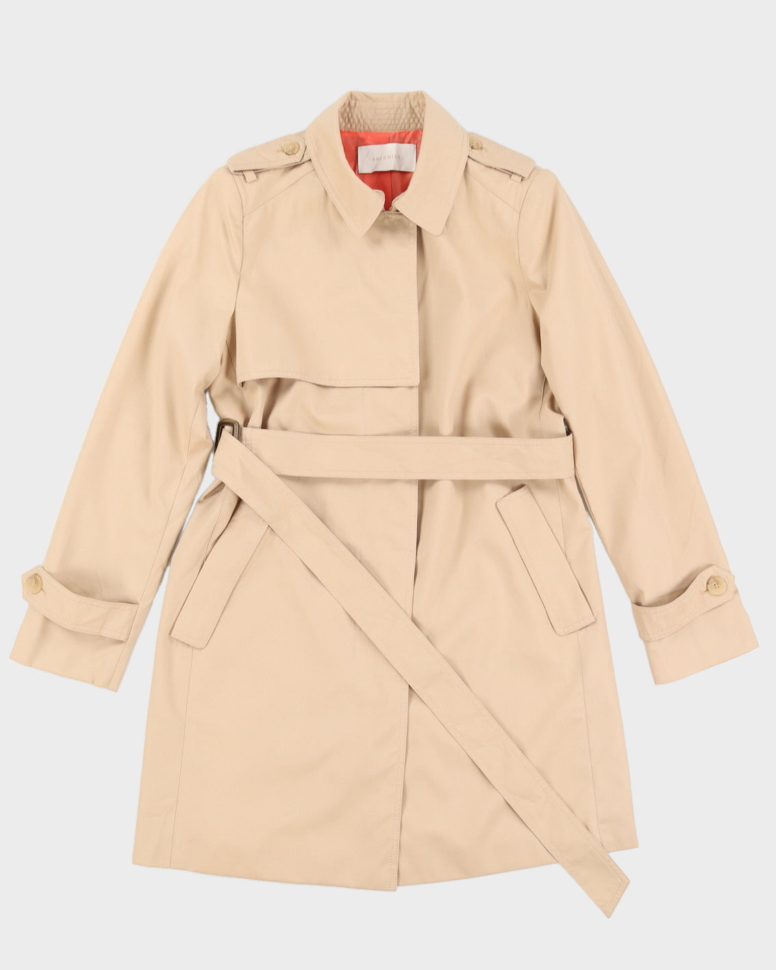 Beige Trench Coat - S