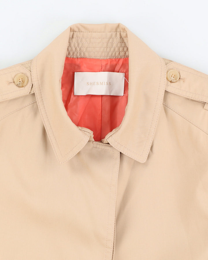 Beige Trench Coat - S