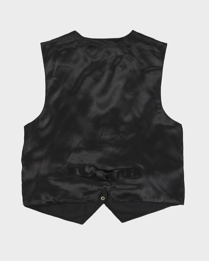 Brown Suede Patchwork Waistcoat - M