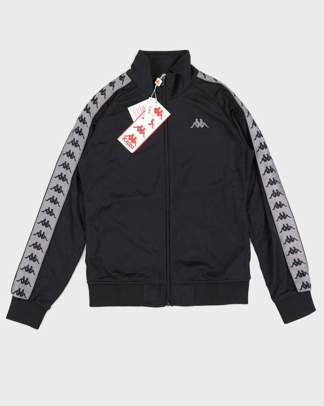 Kappa Women's Black &amp; Grey Track Jacket - L