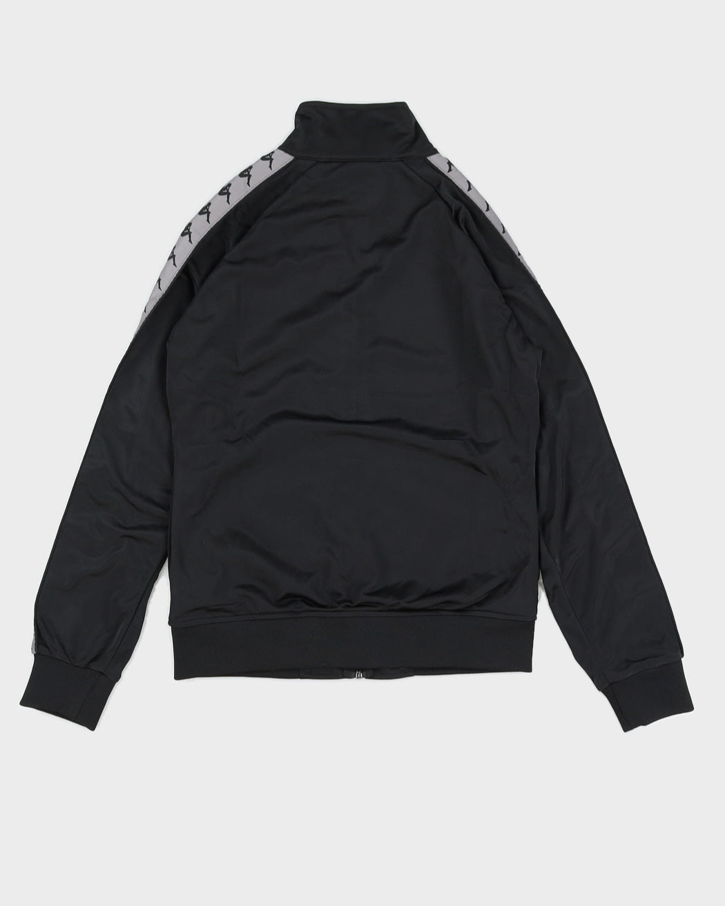 Kappa Women's Black &amp; Grey Track Jacket - L