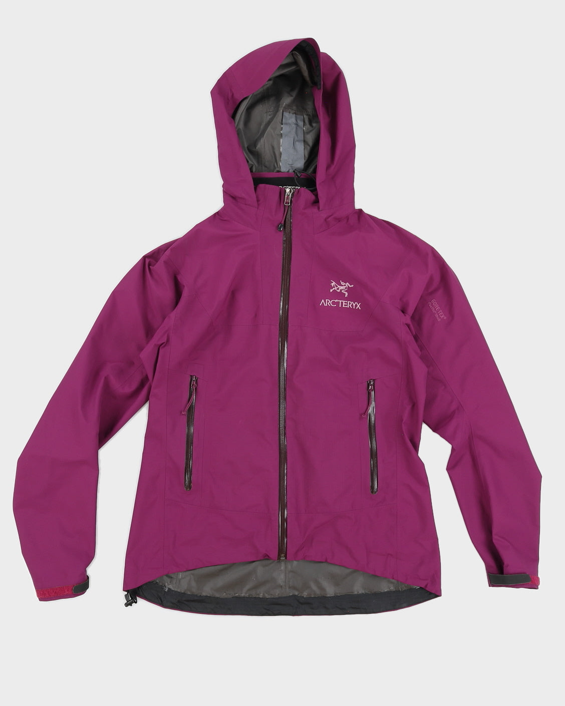 Womens Hooded Purple Arc'teryx Coat - S