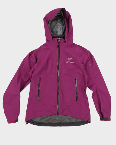 Womens Hooded Purple Arc'teryx Coat - S