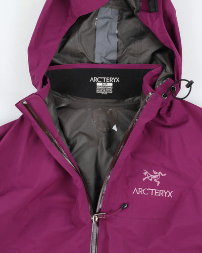 Womens Hooded Purple Arc'teryx Coat - S