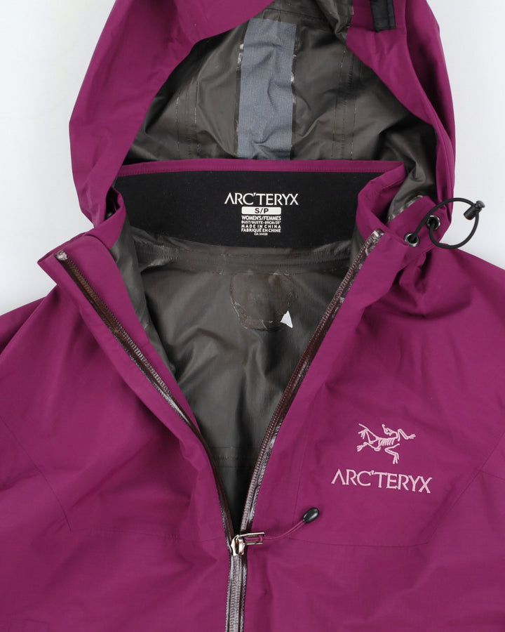 Womens Hooded Purple Arc'teryx Coat - S