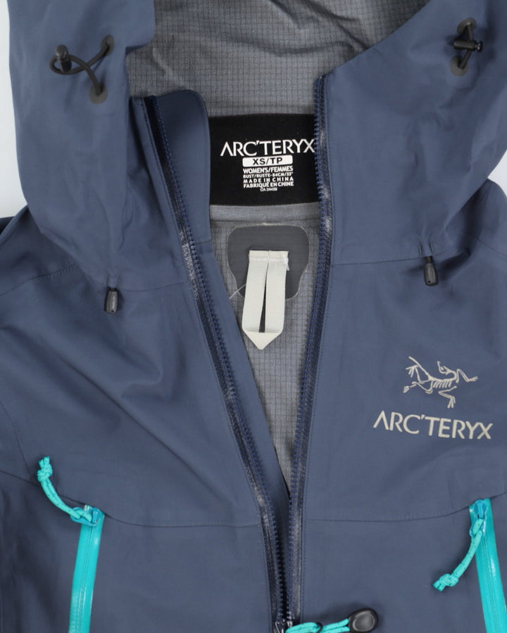 Arc'teryx Women's Bluey Grey Rain Jacket - XS