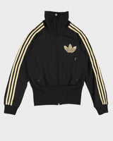 Y2K 00s Adidas Women's Fitted Sequin Track Jacket - S