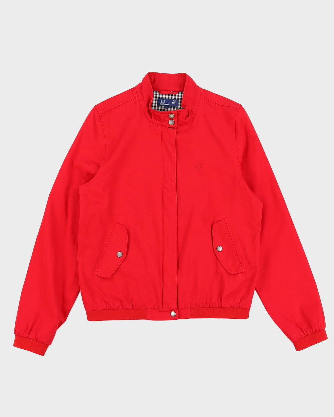 Fred Perry Red Harrington Jacket  - M