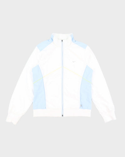 00s Y2K Nike White Track Jacket - L