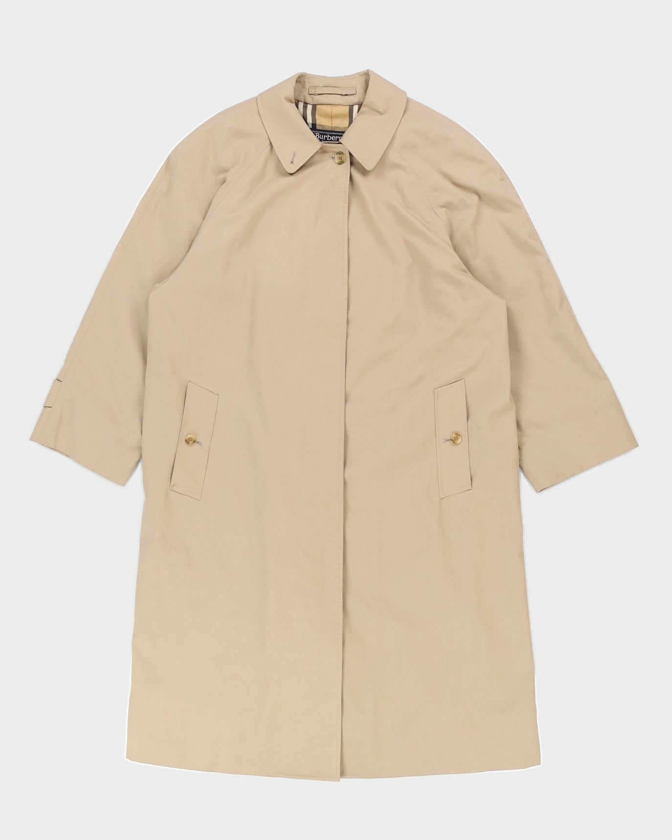 Burberrys' Beige Trench Coat - L