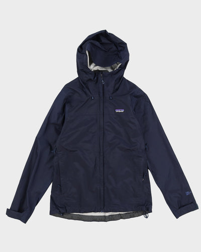 Patagonia Blue Navy H2NO Hooded Windbreaker Jacket - M