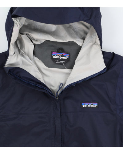 Patagonia Blue Navy H2NO Hooded Windbreaker Jacket - M