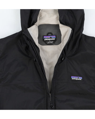 Patagonia Black H2NO Hooded Windbreaker Jacket - L