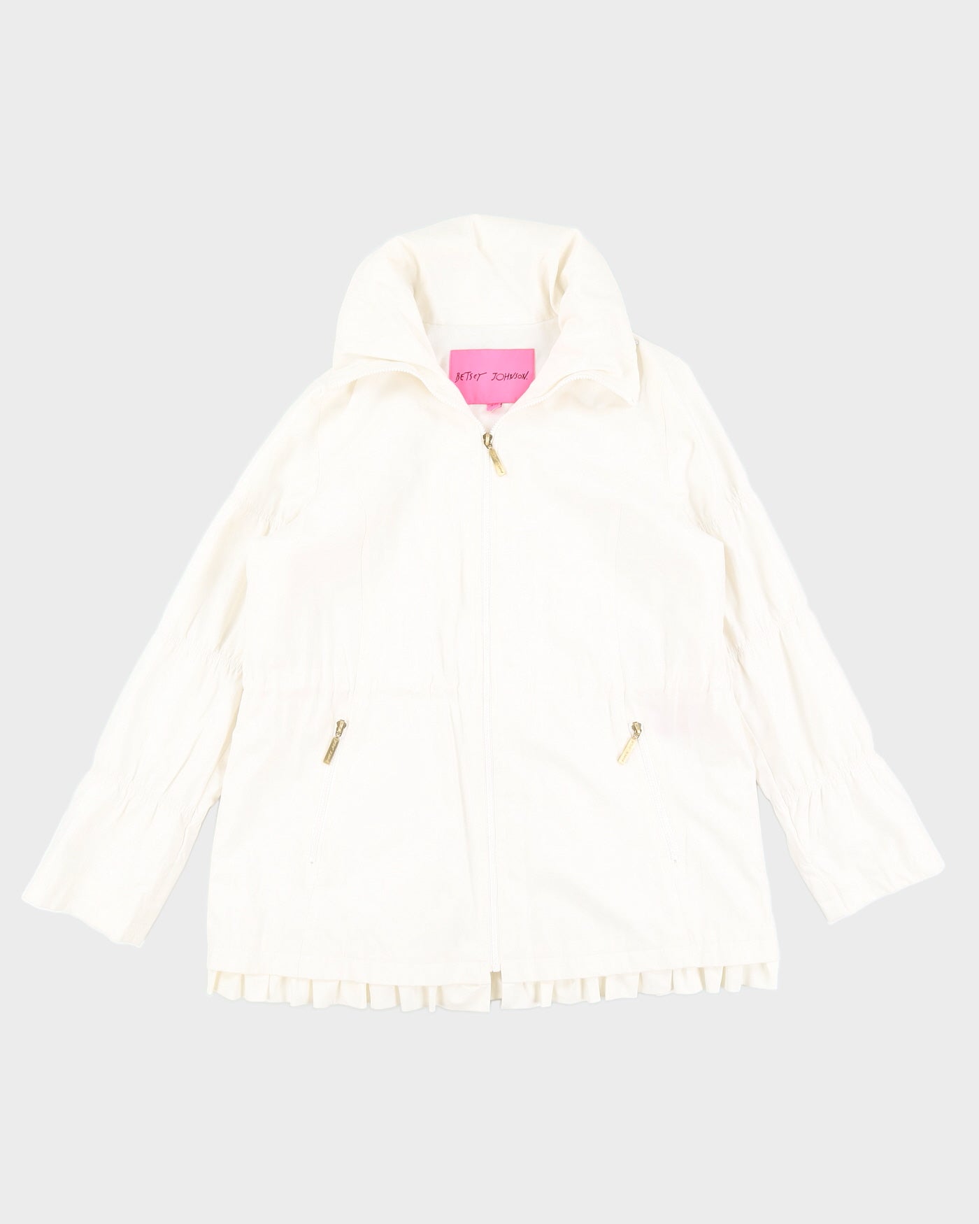 White Betsey Johnson Coat - XL