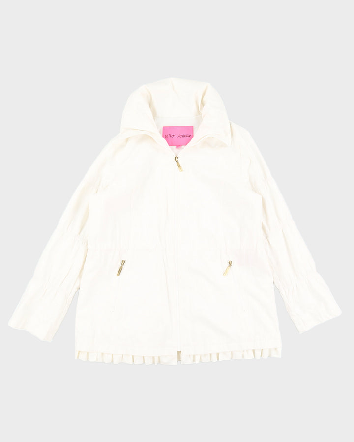 White Betsey Johnson Coat - XL