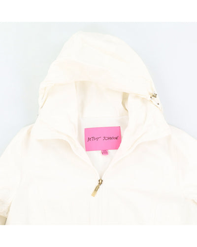 White Betsey Johnson Coat - XL