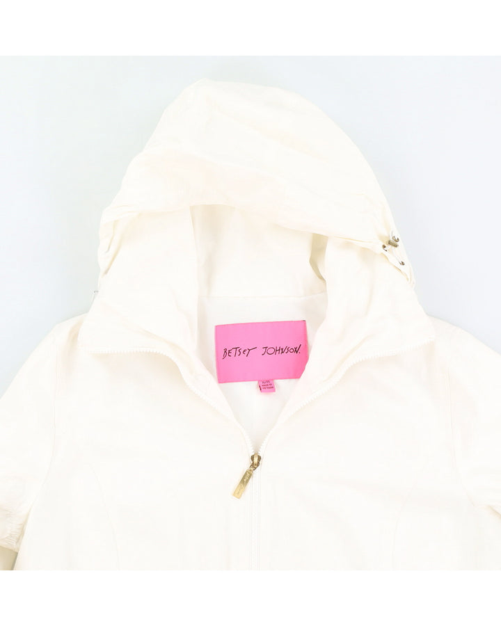 White Betsey Johnson Coat - XL