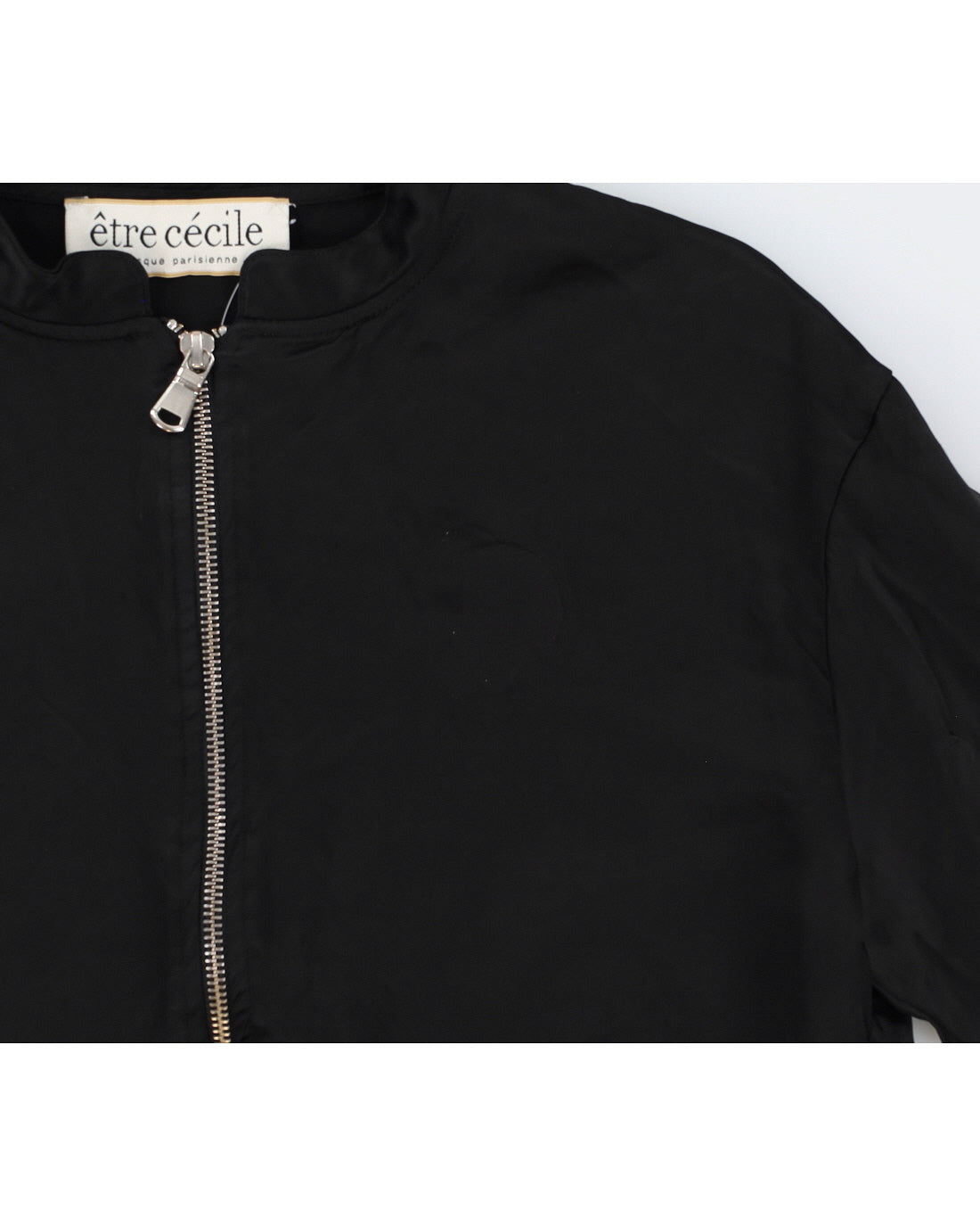 Etre Cecile Black Bomber Jacket - XS