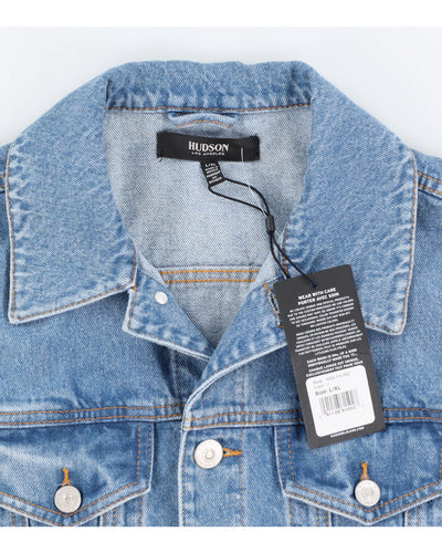 Hudson Women's Blue Denim Jacket - L/XL