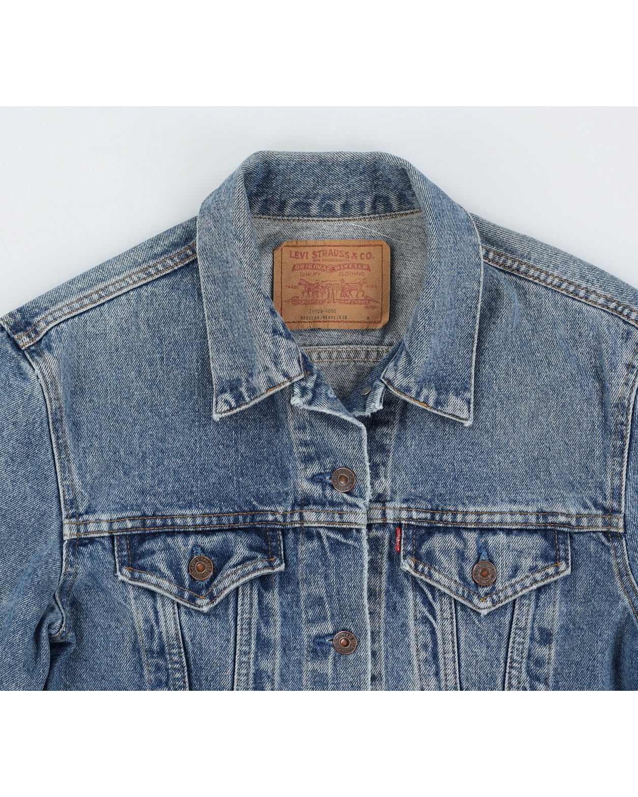 Vintage 70s Levi's Medium Wash Denim Jacket - M