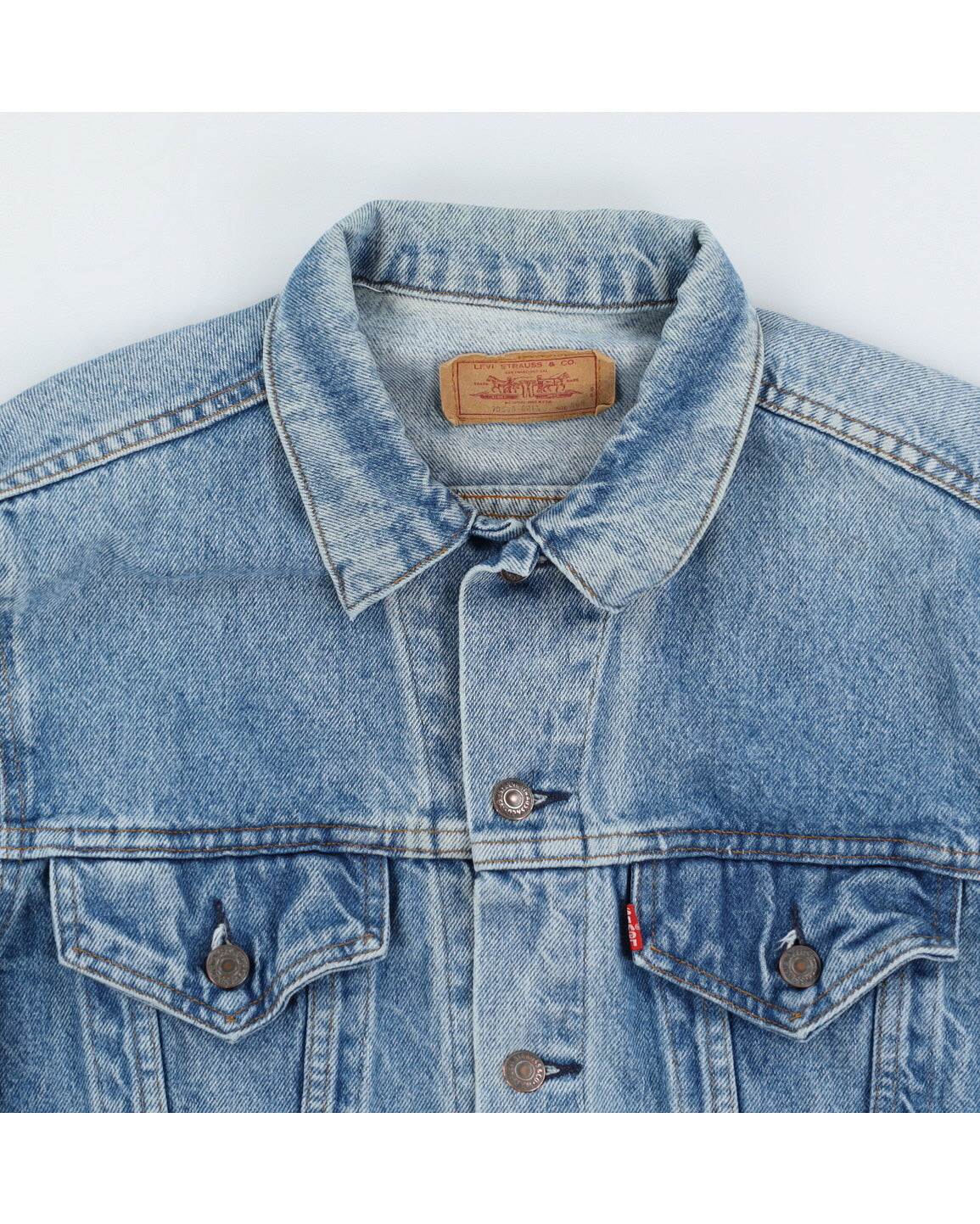 Vintage 80s Levi's Denim Trucker Jacket - L