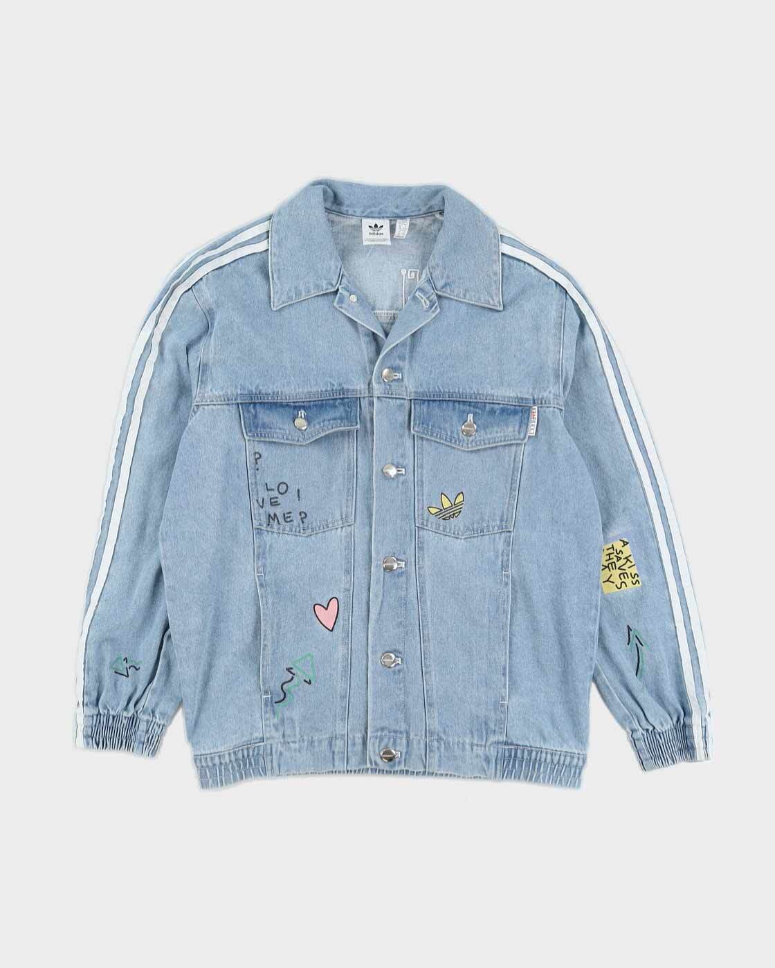 Adidas x Fiorucci Printed Denim Jacket - M