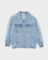 Adidas x Fiorucci Printed Denim Jacket - M