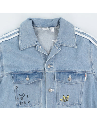 Adidas x Fiorucci Printed Denim Jacket - M
