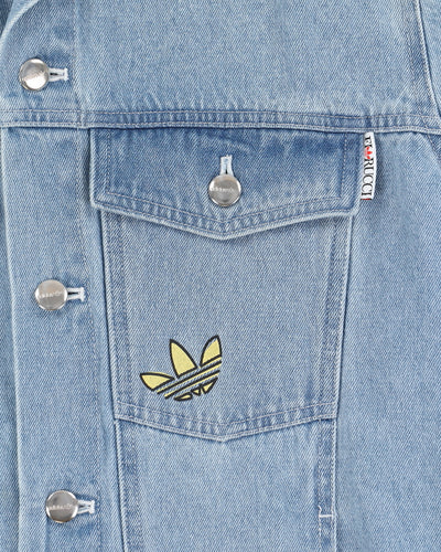 Adidas x Fiorucci Printed Denim Jacket - M
