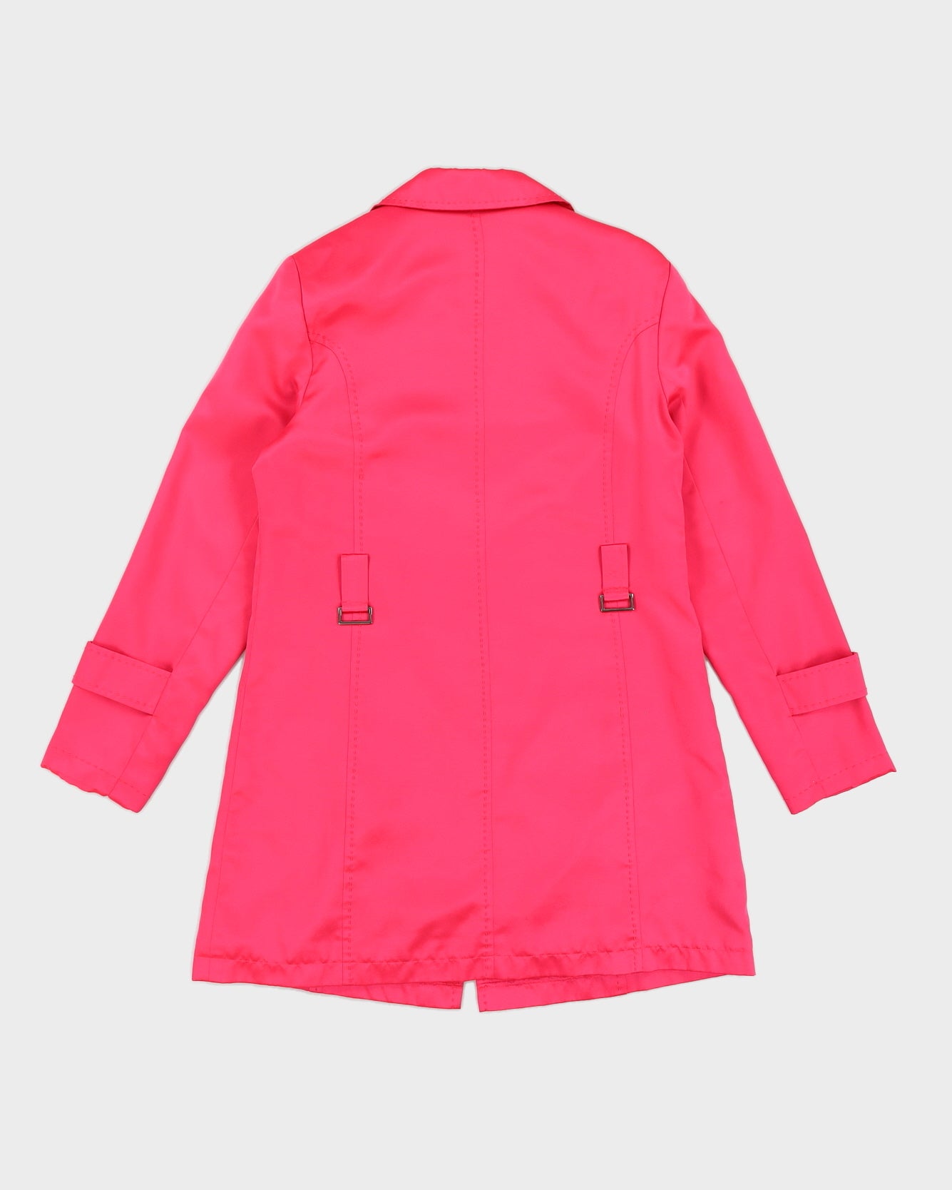 Y2K Pink Trench Coat - S