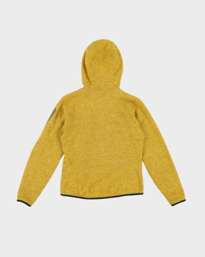 Arc'teryx Women's Yellow Hooded Polar Fleece - S