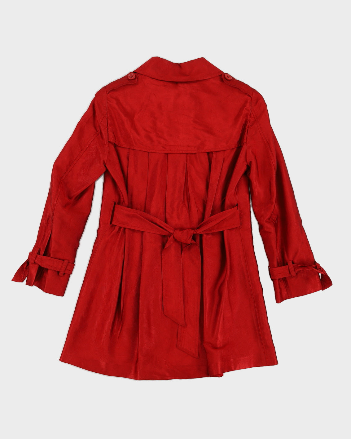 Red Moschino Cheap and Chic Trench Coat - XS