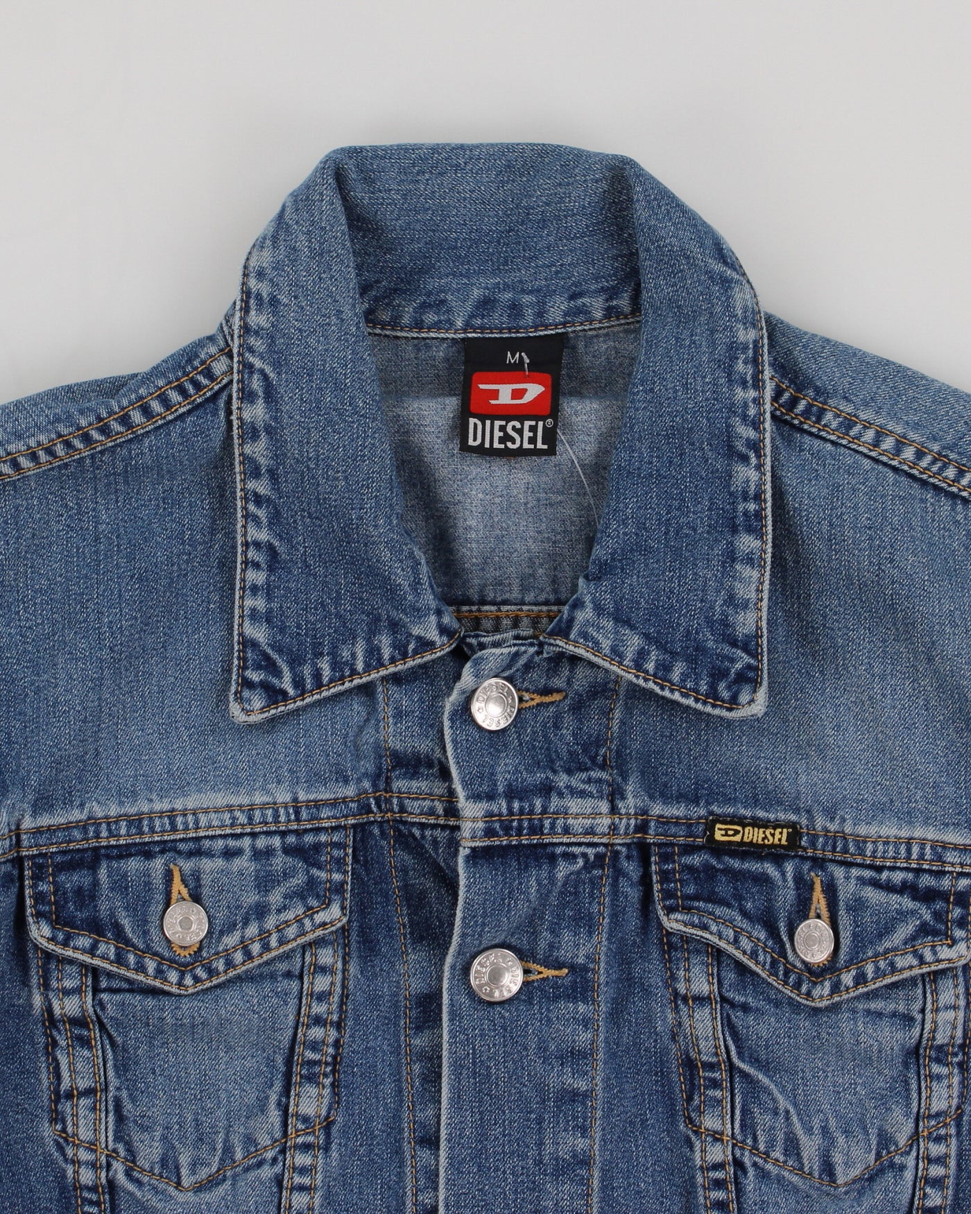 Y2K 00s Diesel Fitted Denim Jacket - S