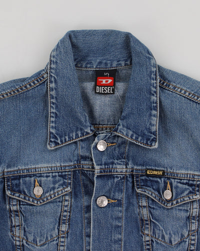Y2K 00s Diesel Fitted Denim Jacket - S