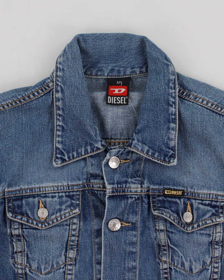 Y2K 00s Diesel Fitted Denim Jacket - S