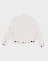 Lauren Jeans Co By Ralph Lauren White Denim Jacket - M/L