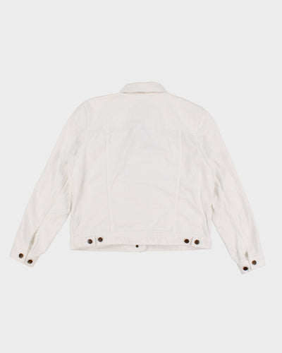 Lauren Jeans Co By Ralph Lauren White Denim Jacket - M/L