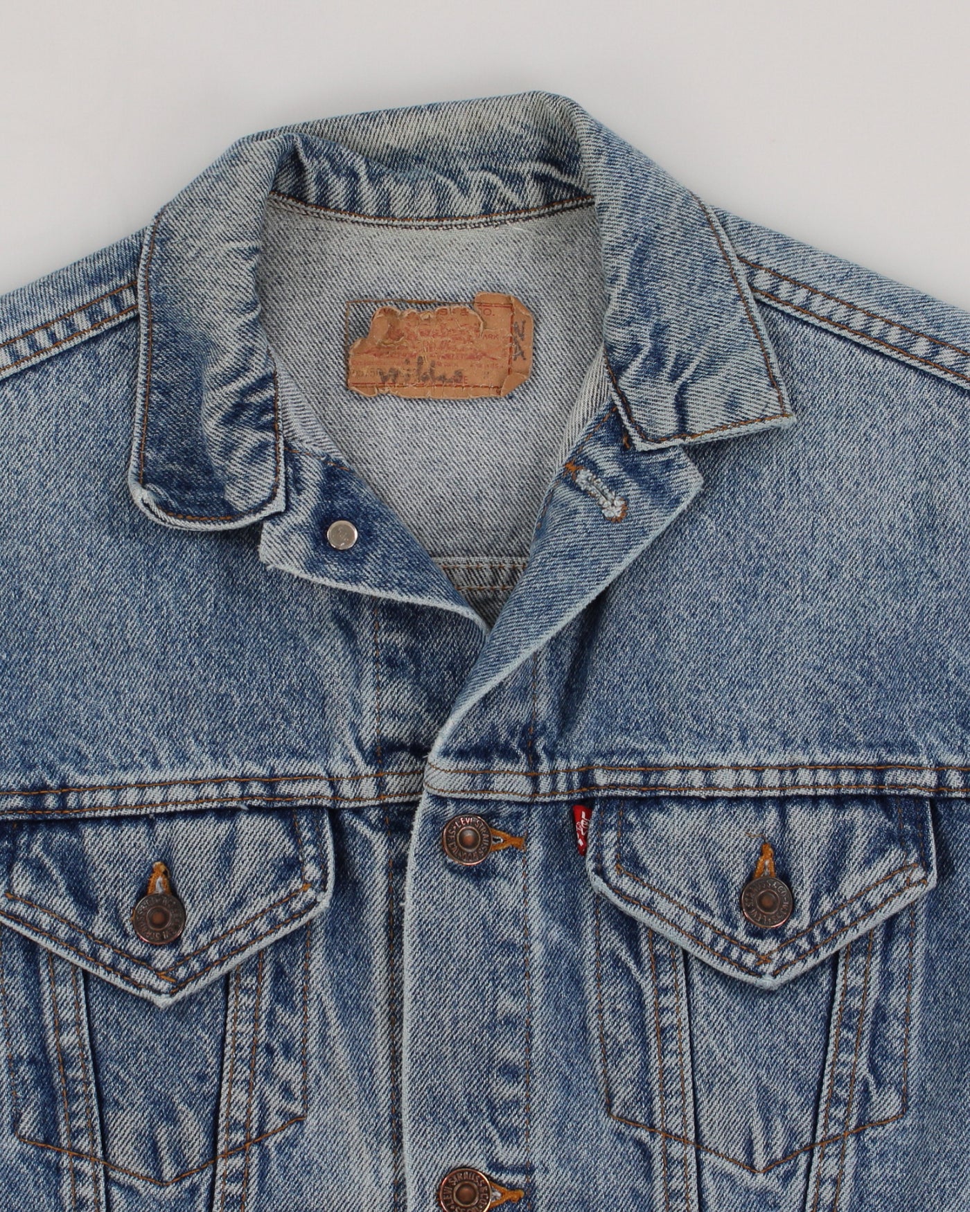 Vintage 80s Levi's Medium Wash Denim Jacket - S