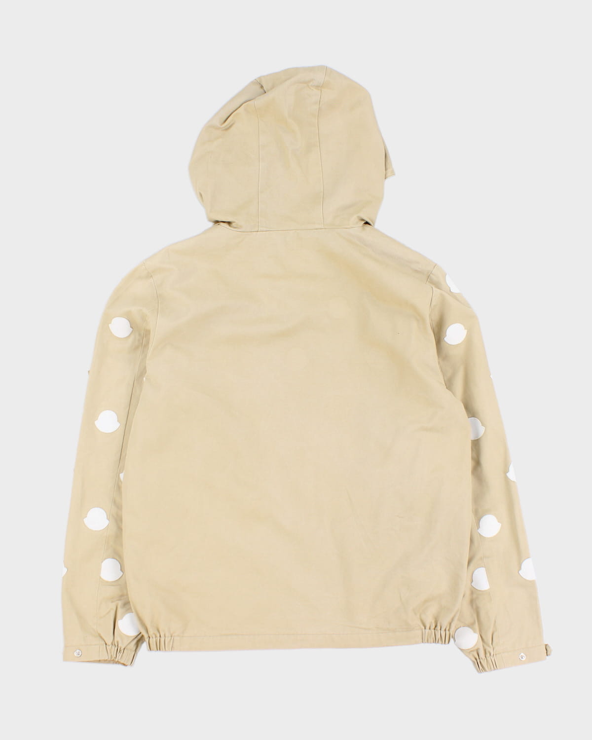 Moncler Beige Hooded Jacket - M